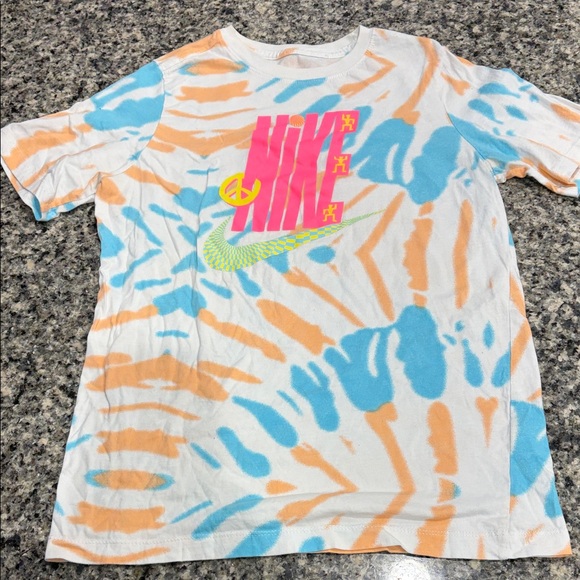 Nike Other - Nike Kids Tie-Dye T-Shirt - Blue, Orange, and White